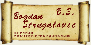 Bogdan Strugalović vizit kartica